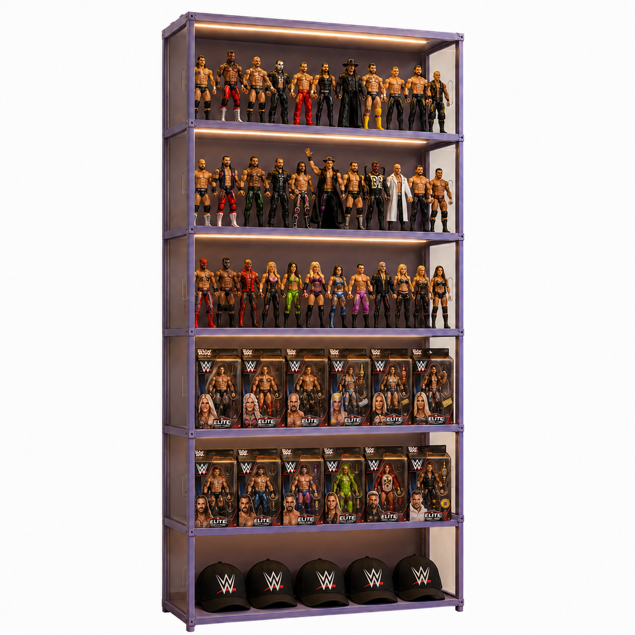 Gold Standard 3-Tier Figure Display Tower
