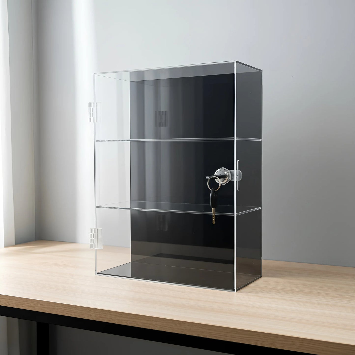 Prestige Series Locking Acrylic Display Cabinet – Compact
