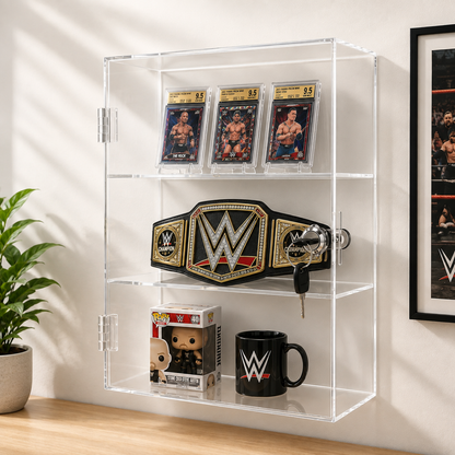 Prestige Series Locking Acrylic Display Cabinet – Compact