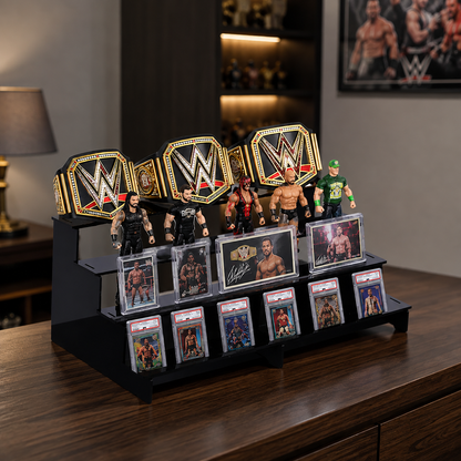 Signature Series 3-Tier Black Acrylic Display Riser