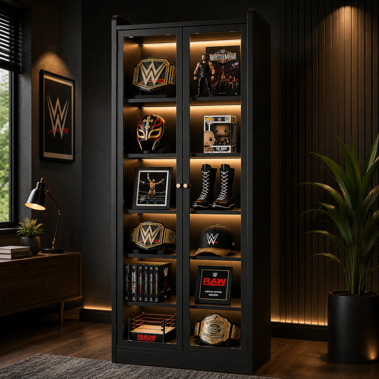 Gold Standard Elite LED Collector Cabinet