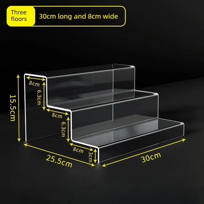 Prestige Series Premium Clear Acrylic Display Riser