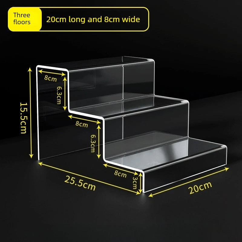 Prestige Series Premium Clear Acrylic Display Riser
