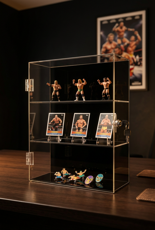 Prestige Series Locking Acrylic Display Cabinet – Compact