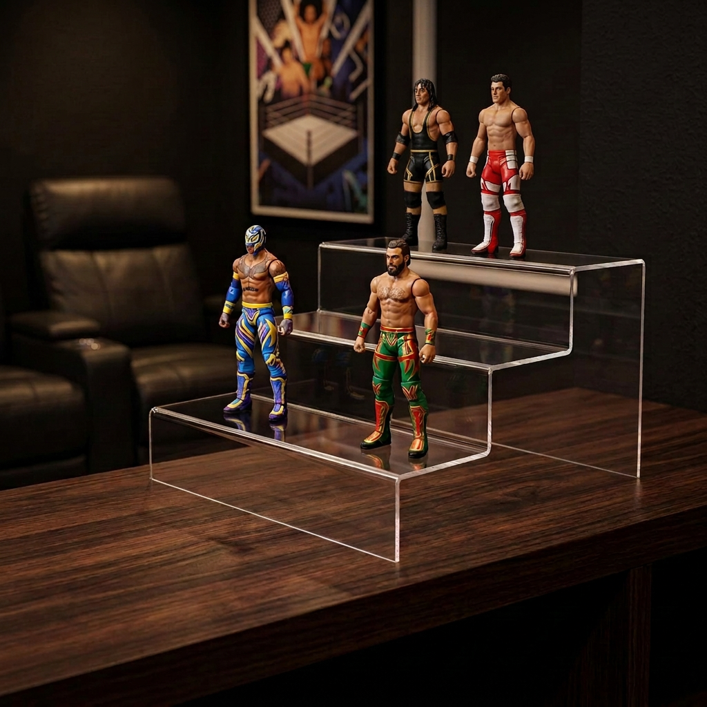 Prestige Series Premium Clear Acrylic Display Riser