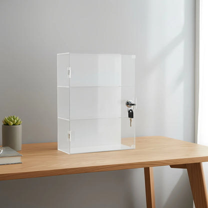 Prestige Series Locking Acrylic Display Cabinet – Compact