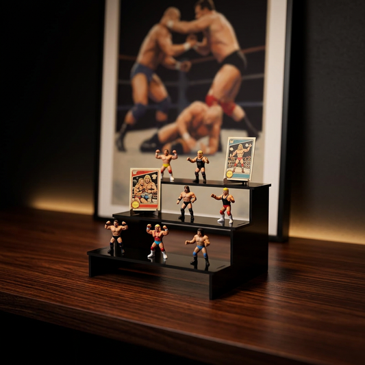 Signature Series 3-Tier Black Acrylic Display Riser