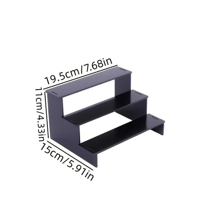 Signature Series 3-Tier Black Acrylic Display Riser