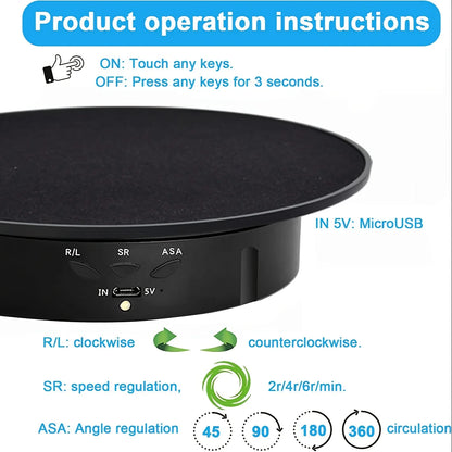 Prestige Series Motorized Rotating Display Stand