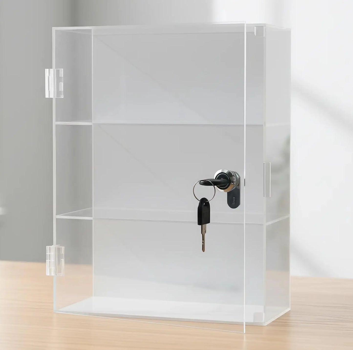 Prestige Series Locking Acrylic Display Cabinet – Compact