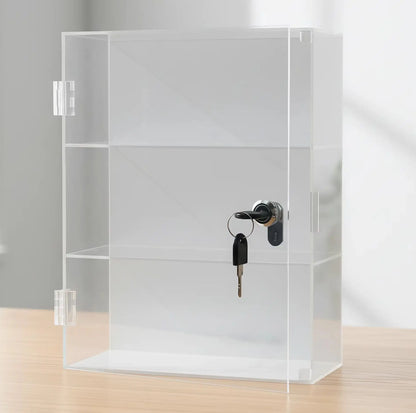 Prestige Series Locking Acrylic Display Cabinet – Compact
