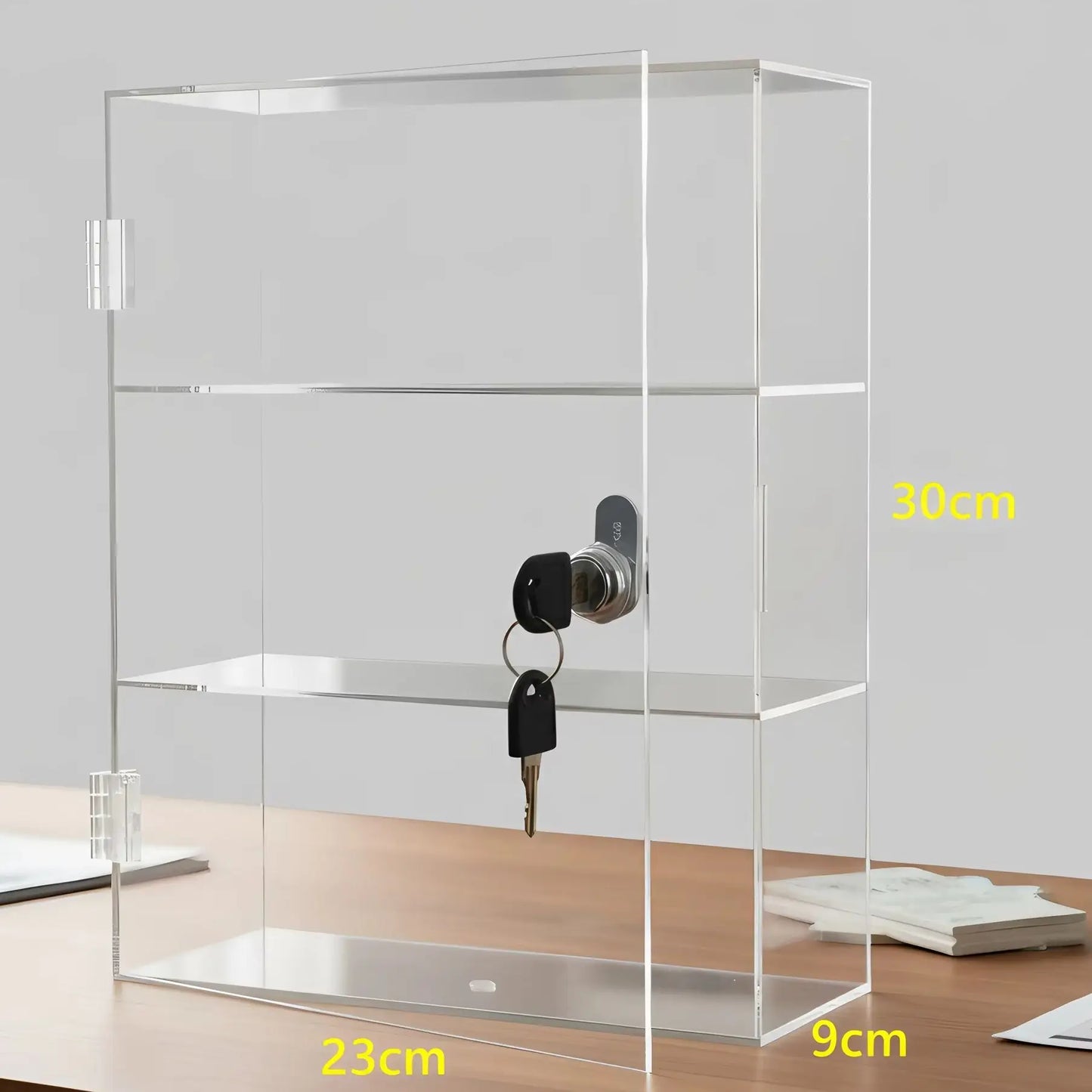 Prestige Series Locking Acrylic Display Cabinet – Compact