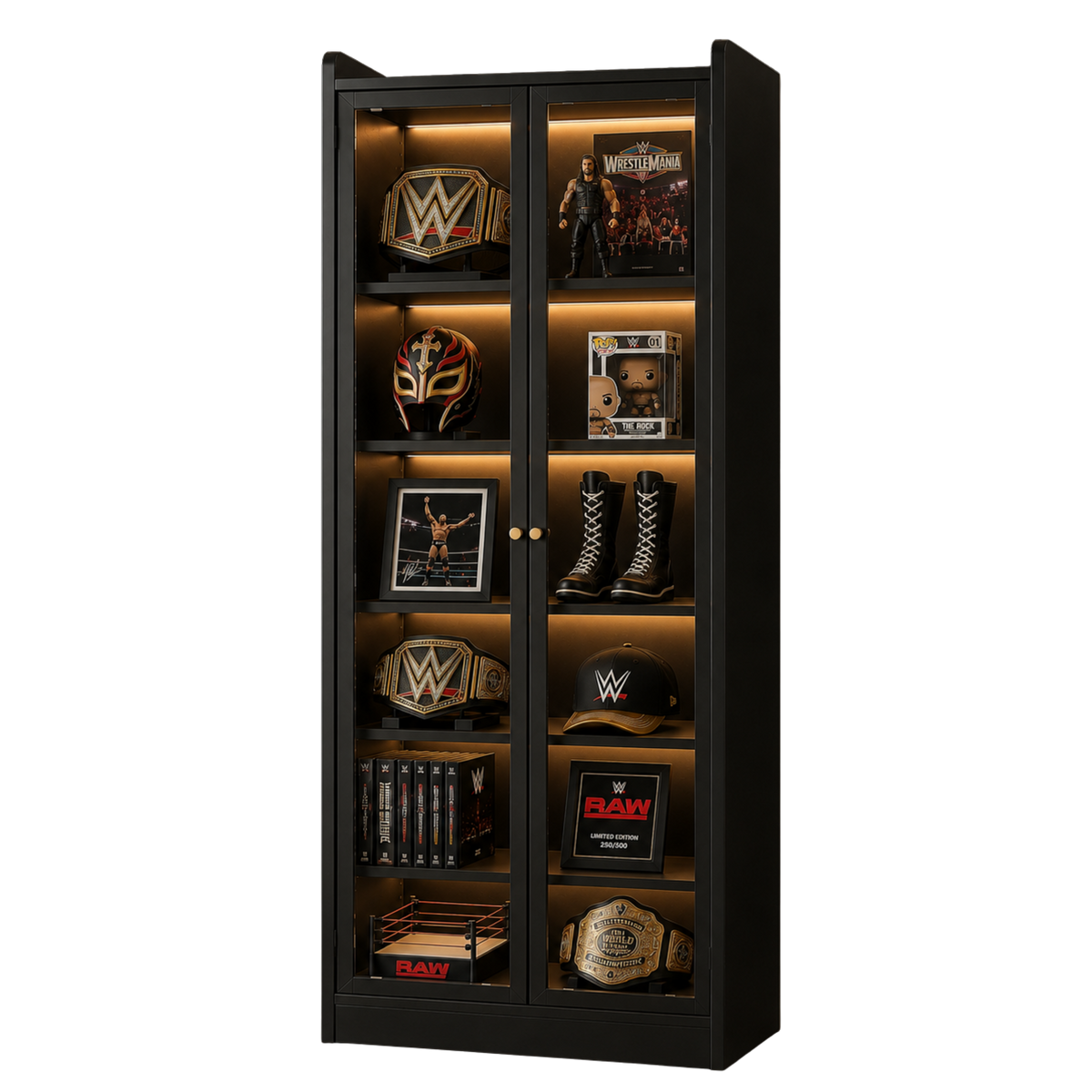 Gold Standard Elite LED Collector Cabinet